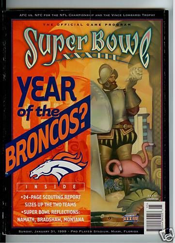 Super Bowl XXXIII     Program
