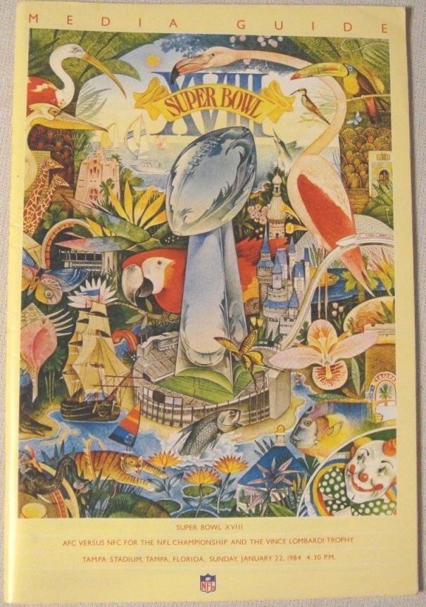 Super Bowl XVIII      Program