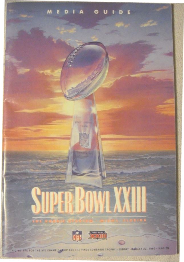Super Bowl XXIII      Program