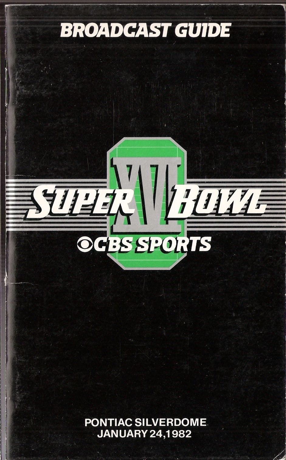Super Bowl XVI        Program