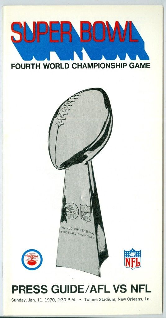 Super Bowl IV         Program