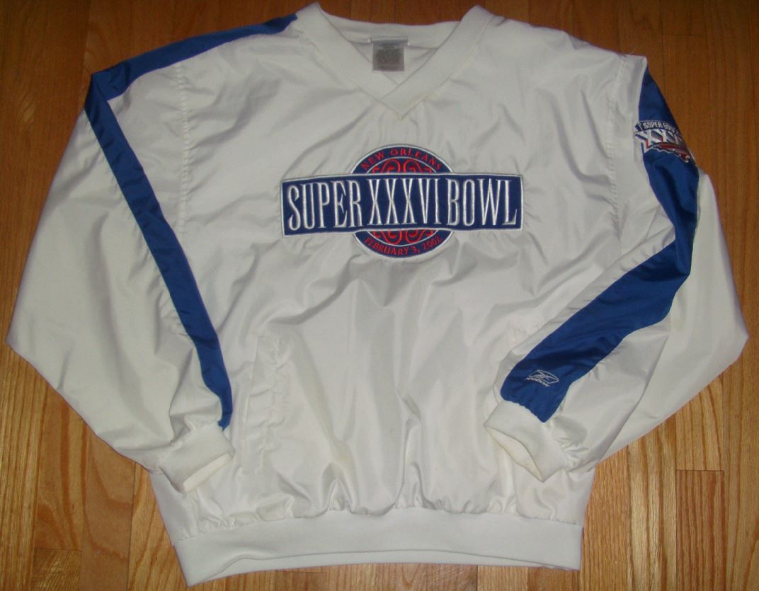 Super Bowl XXXVI      Clothing