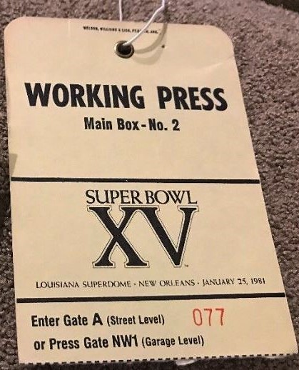Super Bowl XV         Pass