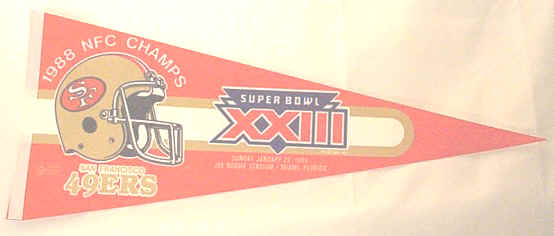 Super Bowl XXIII      Pennant