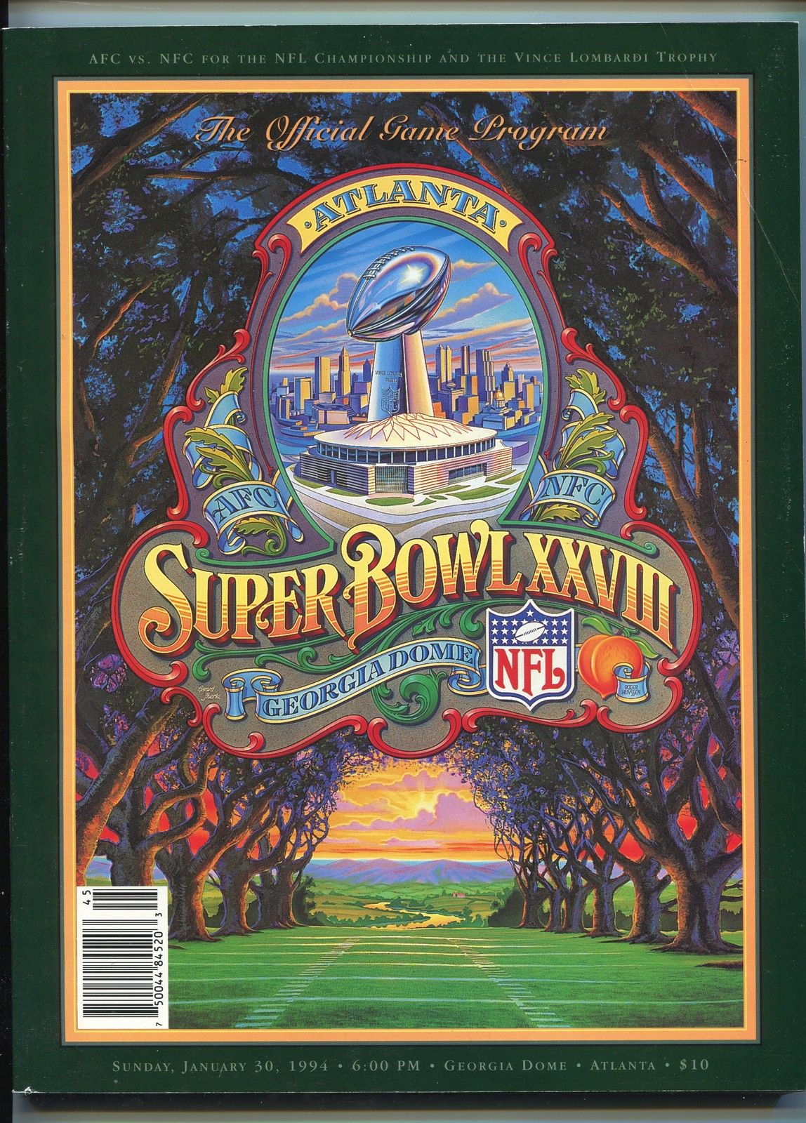 Super Bowl XXVIII     Program