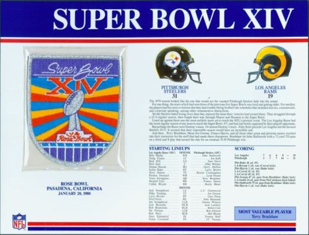 Super Bowl XIV        Patch