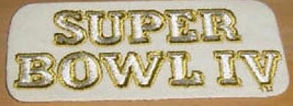 Super Bowl IV         Patch