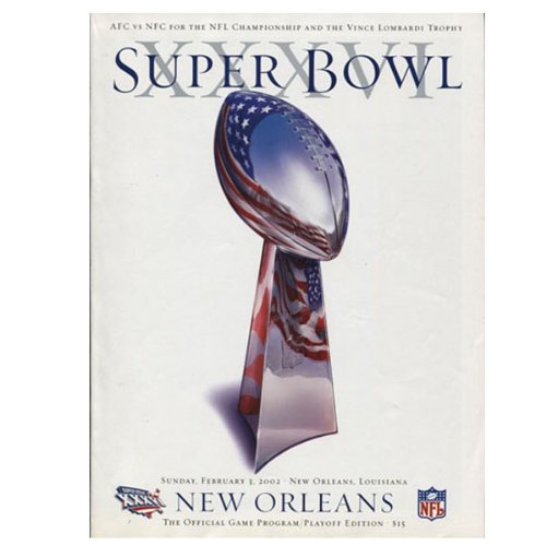 Super Bowl XXXVI      Program