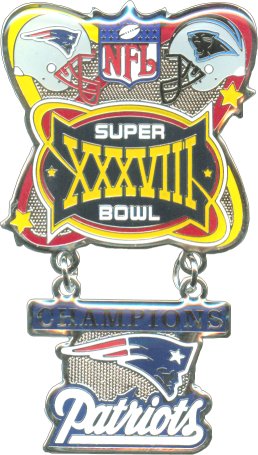 Super Bowl XXXVIII    Pin