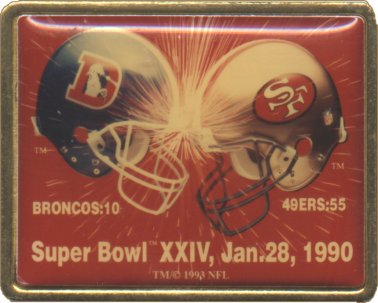 Super Bowl XXIV       Pin