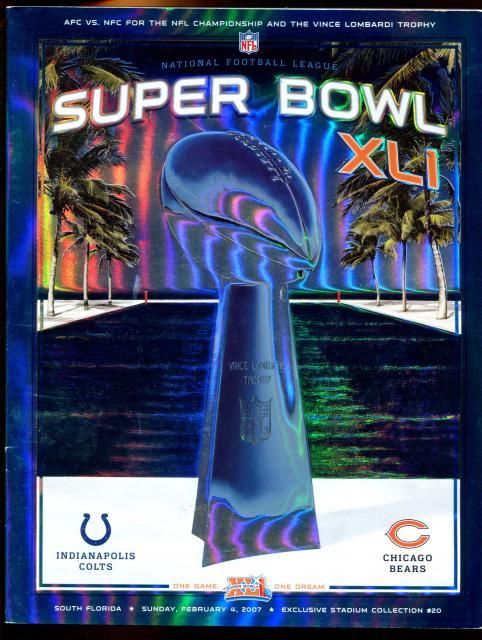 Super Bowl XLI        Program