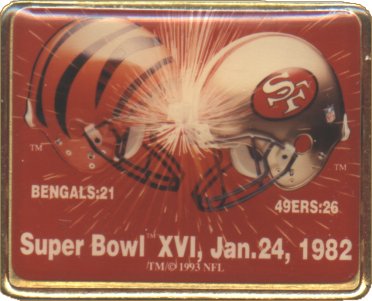 Super Bowl XVI        Pin
