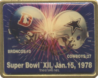Super Bowl XII        Pin