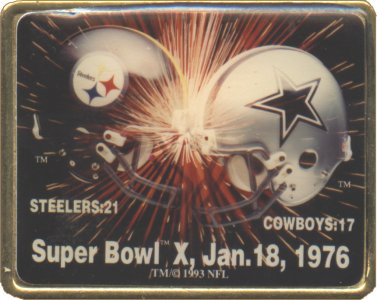 Super Bowl X          Pin