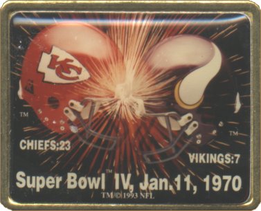 Super Bowl IV         Pin