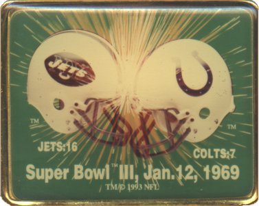 Super Bowl III        Pin